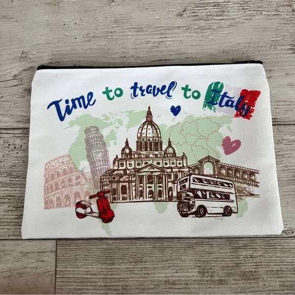 Travel Themed Italy Pouch - Picture 1 of 6